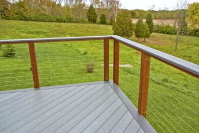 Ipe Wood Cable Railing