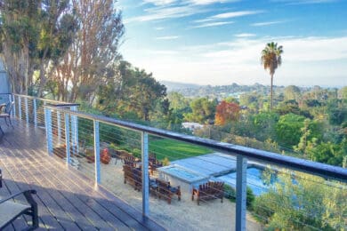 Natural Aluminum on Composite Deck Solana Beach, CA 92069