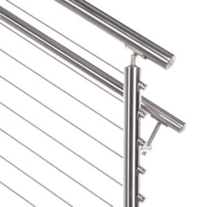 Stainless Steel Round 1.5" Handrail - 20ft Stick