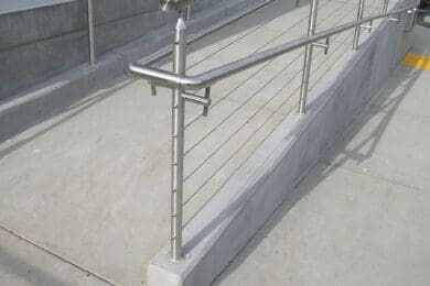 stainless steel handrail cable railng systems round tube commercial (4) copy