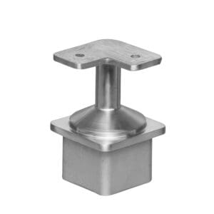 Stainless Square Corner Flat Post Cap