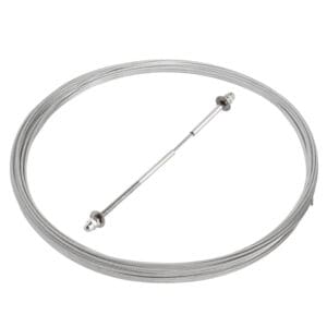 20ft. Stainless Steel Cable and End Fittings