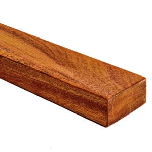 Balau Mahogany Top Rail - 2in x 4in