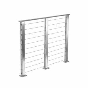 Cable Railing System Kit - Stainless Square