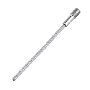 STEEL CABLE RAILING : SWAGE STUD WITH 1X19 3/16" CABLE