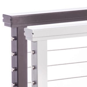 Aluminum Rectangular Top Rail & Components