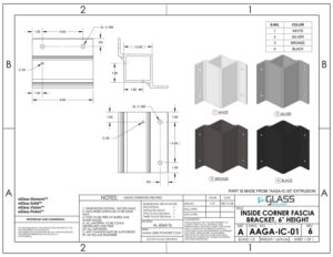Inside Corner Fascia Bracket Inside Corner Fascia Bracket