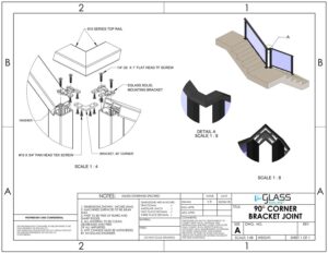 Continuous Rail Corner Bracket