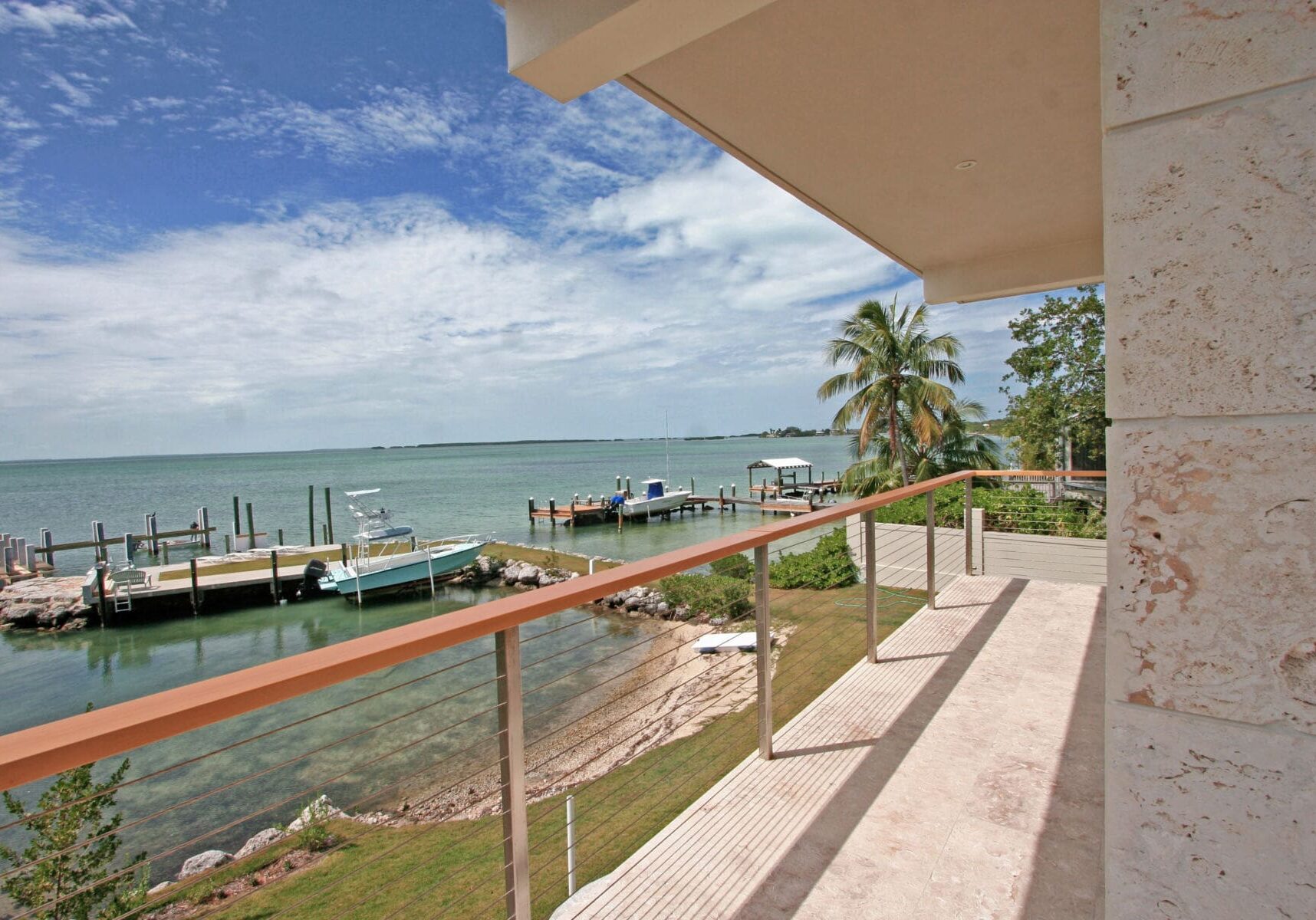 Cable Railing System Tropical Waterfront